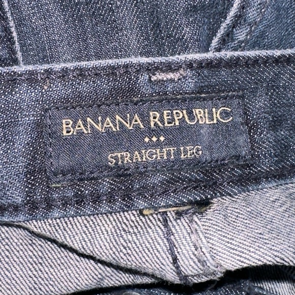 Banana Republic Factory Straight Leg Denim Jeans Flawed - Picture 5 of 9